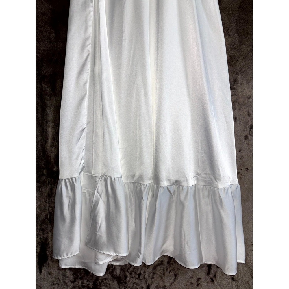 Show Me Your Mumu Clarissa Corset Dress Women Medium White Self Lined Luxe Satin - Picture 8 of 15